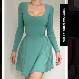 AYM Studio Rene reversible dress in sage mint green